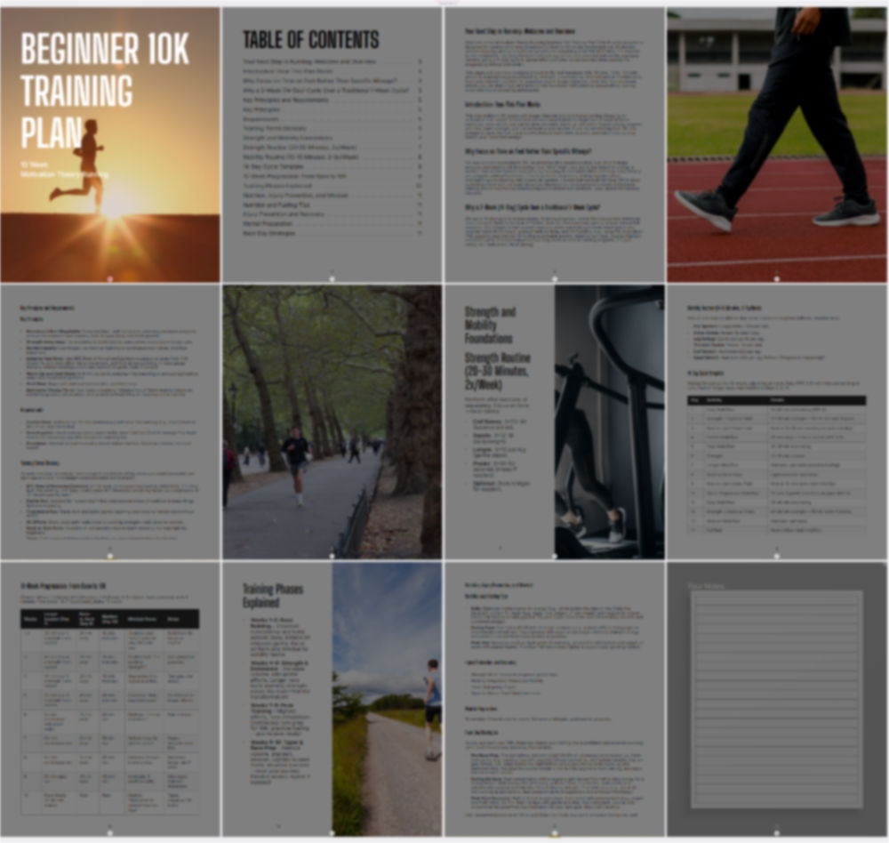 5K to Marathon Bundle - Complete Beginner Road Running Progression