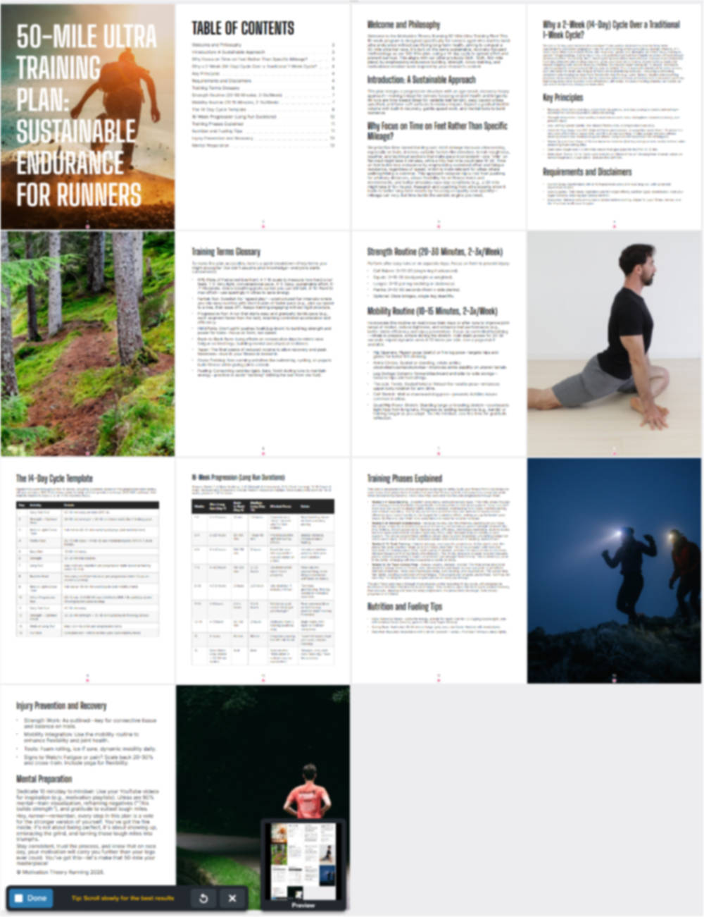 Essential Ultra Bundle: Complete 50K, 50-Mile, 100k & 100-Mile Training Plans