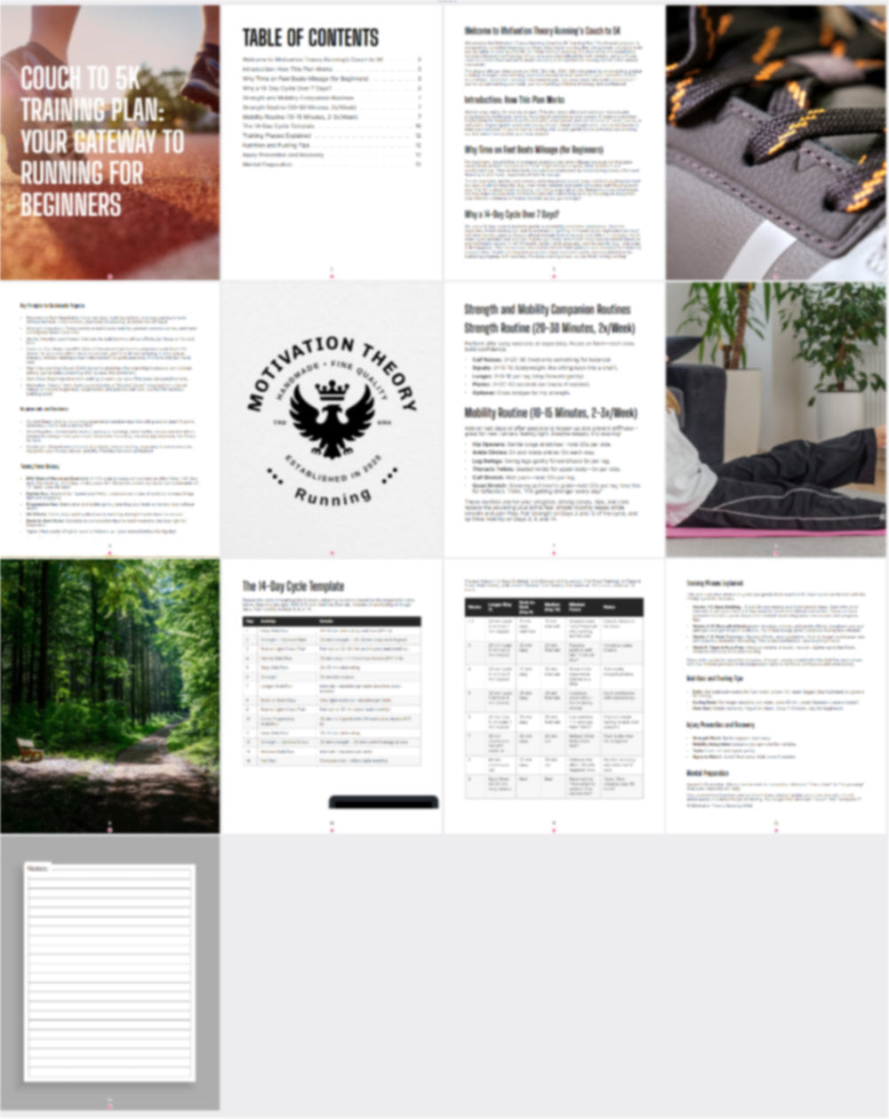 5K to Marathon Bundle - Complete Beginner Road Running Progression