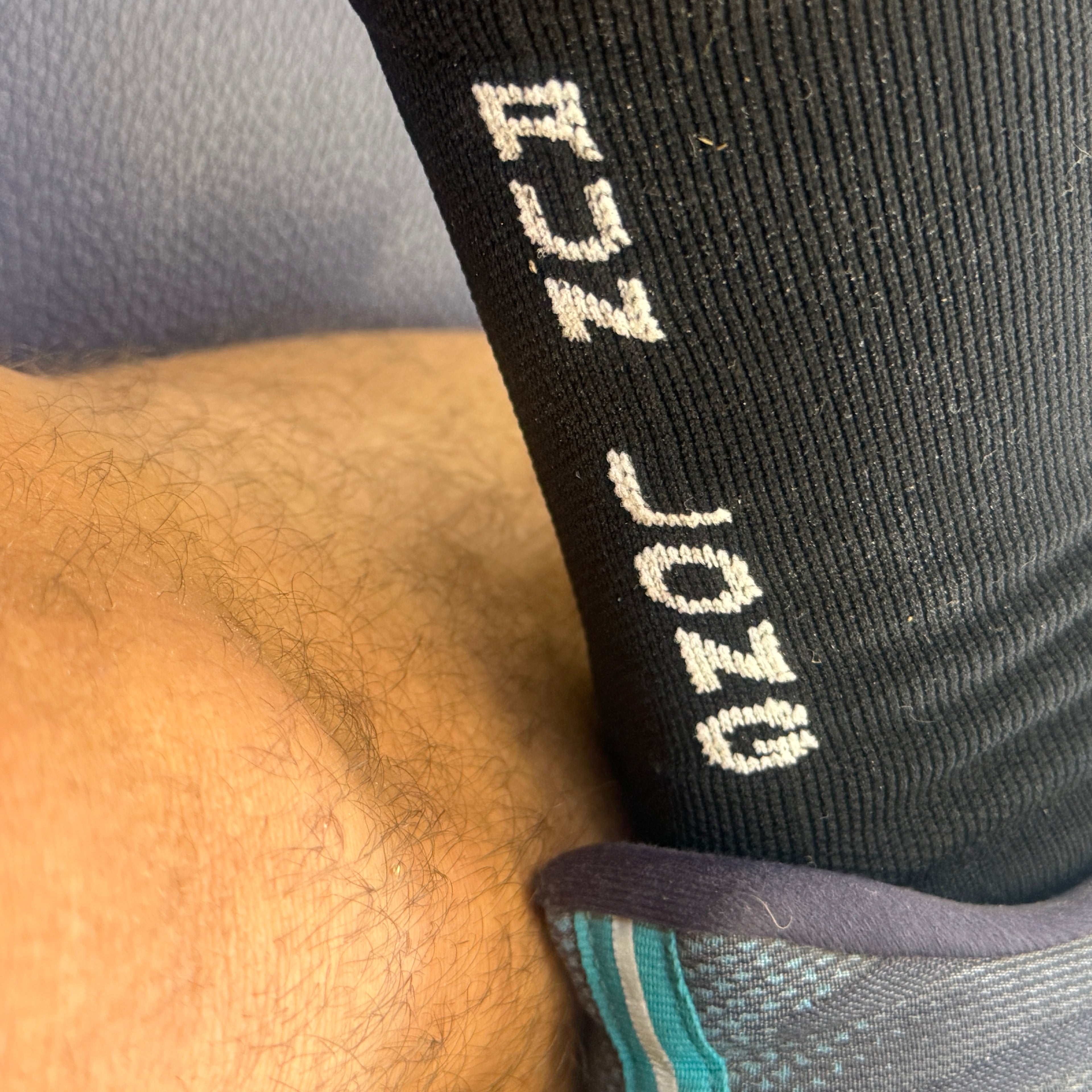 Official MTR "Run Long" Crew Moisture Wicking Running Socks