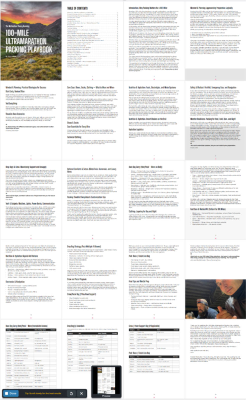 Our FREE Ultramarathon Packing Playbook